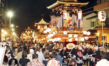 「城端曳山祭」ユネスコ認定の伝統的な祭事